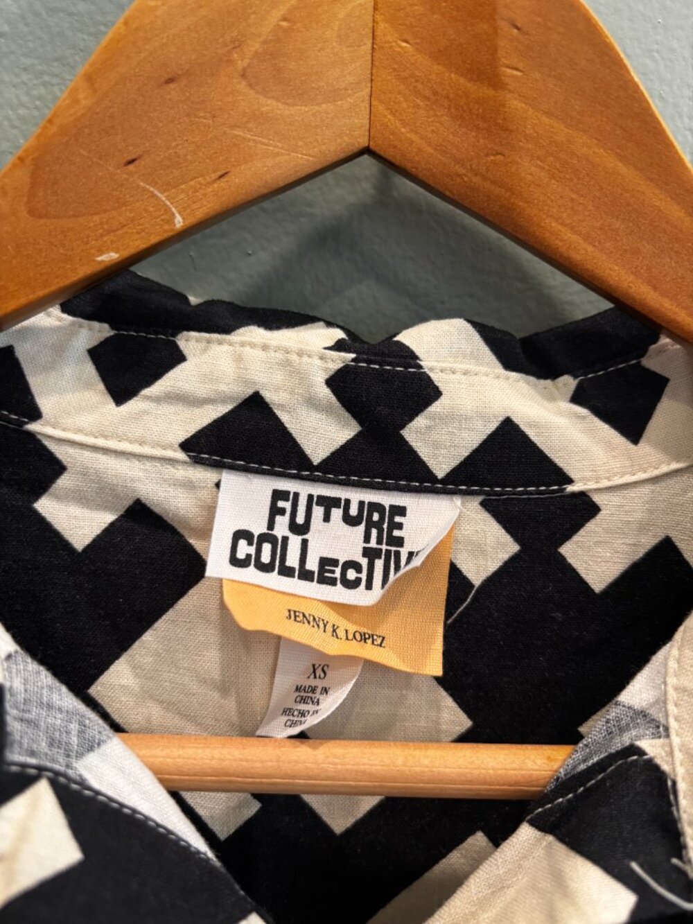 Future Collective Linen Button Up - Picture 3 of 3